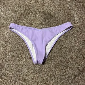 Purple bikini bottoms